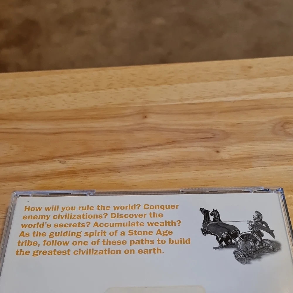 Microsoft Age of Empires Gold Edition CD 1990s Vintage/Used Requires PC